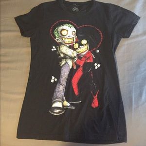Harley Quinn and joker women’s t-shirt